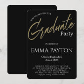 Modern Graduation Celebration  招待状 (正面/裏面)