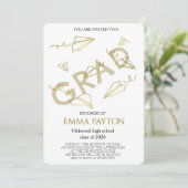 Modern Graduation Celebration  招待状 (スタンド正面)