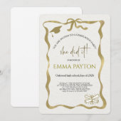 Modern Graduation Celebration  招待状 (正面/裏面)