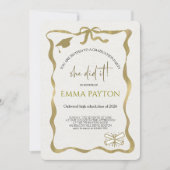 Modern Graduation Celebration 招待状 (正面)