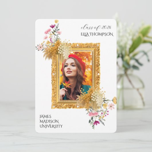 Modern Graduation Celebration  招待状 (スタンド正面)