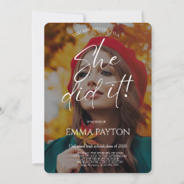 Modern Graduation Celebration 招待状