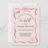 Modern Graduation Celebration 招待状 (正面)