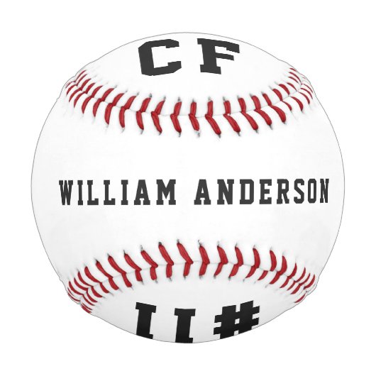 Modern Graduation Cool Photo Collage Team Sport 野球ボール (正面)