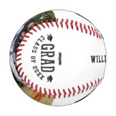 Modern Graduation Cool Photo Collage Team Sport 野球ボール (正面左)