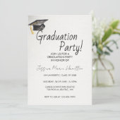 Modern Graduation Invitation Template 招待状 (スタンド正面)