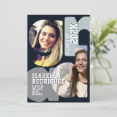 Modern  Graduation Invite 招待状 (スタンド正面)