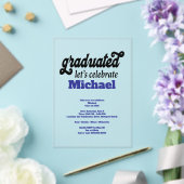 Modern Graduation Party アクリル招待状 (インサイチュ (ウェディング))