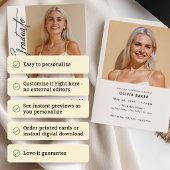 Modern Graduation Party Handwritten Script 2-Photo 招待状