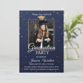 Modern  Graduation  Party Invitation  2026 招待状 (スタンド正面)