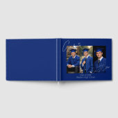 Modern Graduation Party Photo Display ゲストブック (全面)