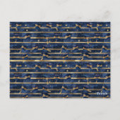 Modern Graduation Party Photo Display ポストカード (裏面)