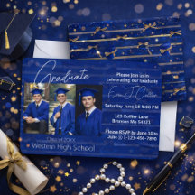 Modern Graduation Party Photo Display