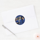 Modern Graduation Photo Envelope Seal ラウンドシール (封筒)
