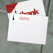 Modern Graduation Return Address Label ラベル