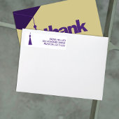 Modern Graduation Return Address Label ラベル