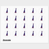 Modern Graduation Tassel Envelope Seal Sticker ラウンドシール (シート)