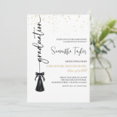 Modern Graduation with Photo Invitation 招待状 (スタンド正面)