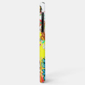Modern graffiti elegant unique vibrant painted Case-Mate iPhoneケース (裏面/左)