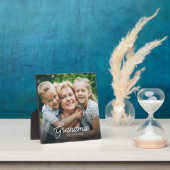 Modern Grandma Established Script Photo フォトプラーク (インサイチュ)