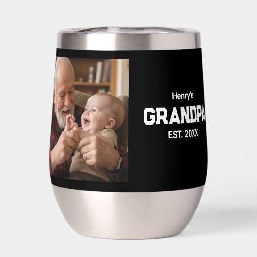 Modern Grandpa Established Est. Name Year Photo (背面)