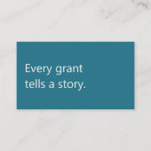 Modern Grant Writing Funding Consultant Freelance 名刺 (正面)