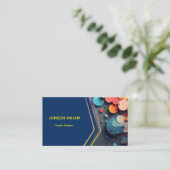 Modern Graphic Designer Business Card | Custom Min 名刺 (スタンド正面)