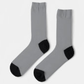 ​Modern Gray and Black Patterned Socks ソックス (左)
