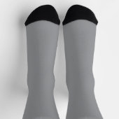 ​Modern Gray and Black Patterned Socks ソックス (上部)