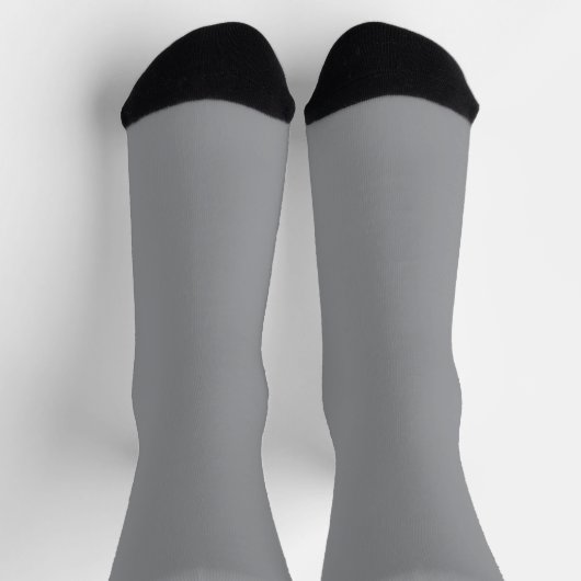 ​Modern Gray and Black Patterned Socks ソックス (上部)
