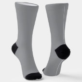 ​Modern Gray and Black Patterned Socks ソックス (傾斜あり)