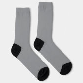 ​Modern Gray and Black Patterned Socks ソックス (右)