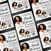 Modern Gray Author Flyer Book Launch Release チラシ