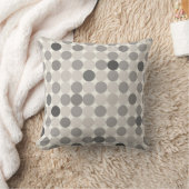 Modern Gray Linked Circles Guest-Wow Decor クッション (ブランケット)