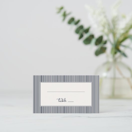 Modern Gray Stripes プレイスカード (スタンド正面)
