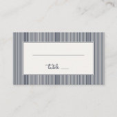 Modern Gray Stripes プレイスカード (正面)