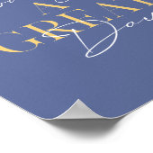 Modern Great Day Typography Inspirational ポスター (角)