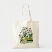 Modern Green Botanical Green House トートバッグ (正面)