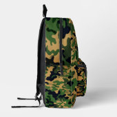 Modern Green Camouflage Backpack – Premium Army プリントバックパック (左)