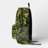Modern Green Camouflage Backpack – Premium Army プリントバックパック (右)