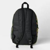 Modern Green Camouflage Backpack – Premium Army プリントバックパック (裏面)