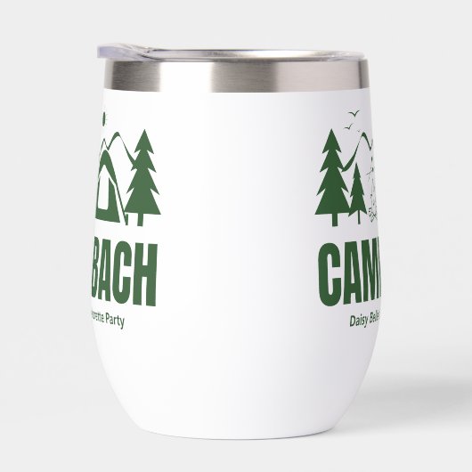 Modern Green Camp Bachelorette Weekend (右面)