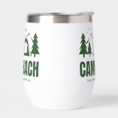 Modern Green Camp Bachelorette Weekend (左面)