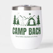 Modern Green Camp Bachelorette Weekend (正面)