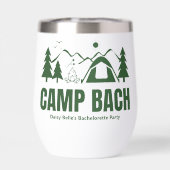 Modern Green Camp Bachelorette Weekend (背面)