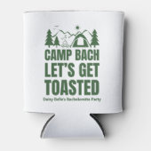 Modern Green Camp Bachelorette Weekend 缶クーラー (正面)