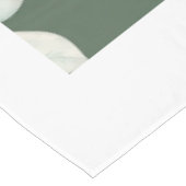 Modern Green Eucalyptus Leaf Spring Tablecloth テーブルクロス (アングル)