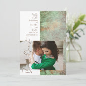 Modern Green Gold Be Our Guest Photo Couple (スタンド正面)