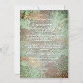 Modern Green Gold Be Our Guest Photo Couple (裏面)