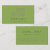 Modern Green Mover Companyの凸版印刷 名刺 (正面/裏面)